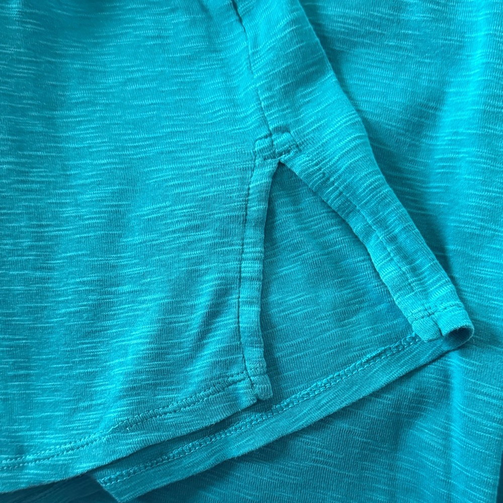 J. Jill Vibrant Teal Short Sleeve Top - Picture 5 of 5